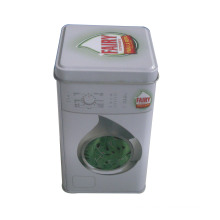 Rectangular Washing Tin Can with Water Design (JY-WD-2015112716)